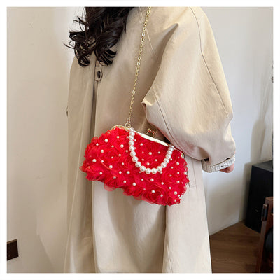 Bolso Tipo Shell con Broche Floral para Cenas Elegantes - Image 15