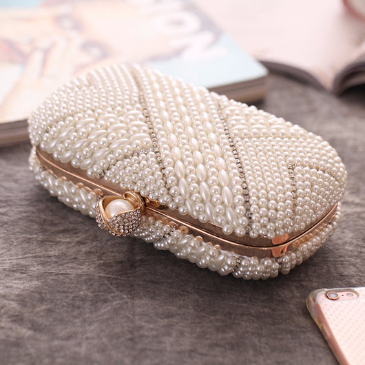 Bolso Cuadrado Pequeño con Detalle de Perla para Mujer - Image 14