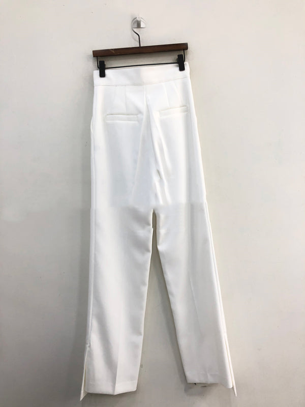 Pantalones Sueltos Retro con Cortes Irregulares - Comodidad y Estilo - Image 4