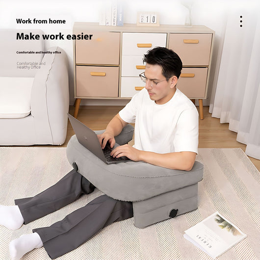 Mesa de Lectura Inflable Plegable con Almohada para Libros - Image 10