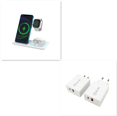 Soporte Multifuncional 3 en 1 para Smartphone con Carga Inalámbrica y Auriculares - Image 14