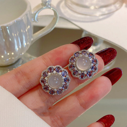 Anillo de Flor Tridimensional en Amatista Violeta - Image 2