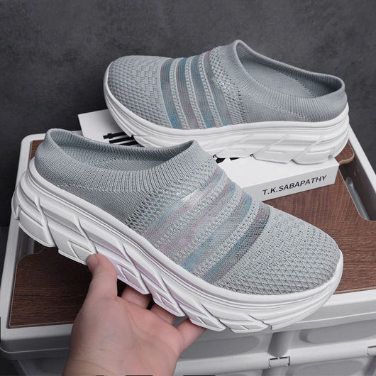 Zapatillas Deportivas Plataforma Tejido Volador - Comodidad y Estilo para Todos los Días