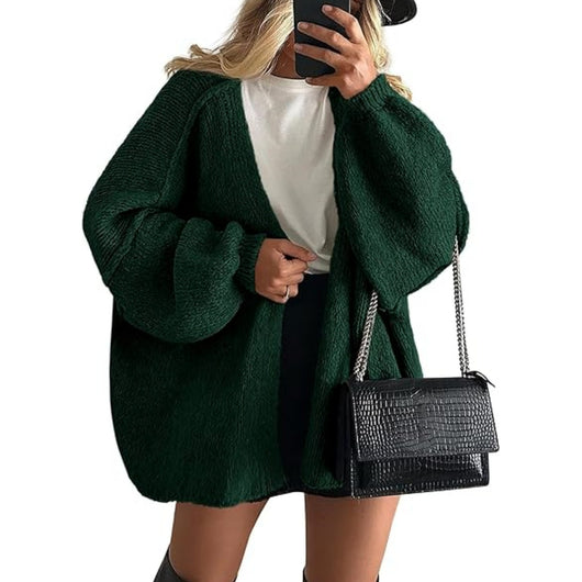 Abrigo Suéter Tejido Casual para Mujer - Image 22