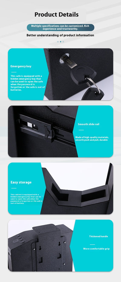 Caja de Seguridad Ignífuga para Pistola y Documentos del Hogar - Image 9