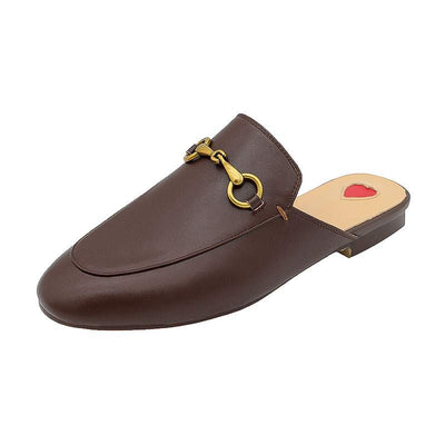 Sandalias Baotou de Cuero con Detalle Horsebit - Comodidad y Estilo para Mujer - Image 14