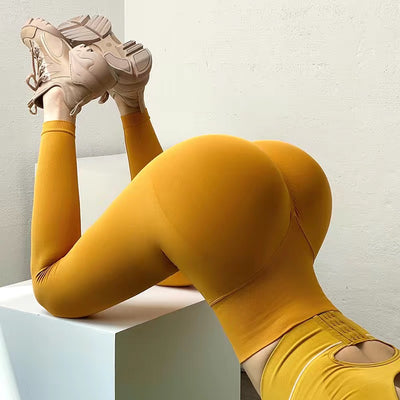 Leggings de Yoga sin Costuras con Control Abdominal para Mujer - Image 3