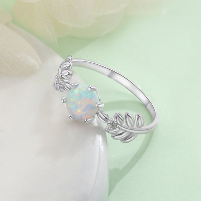 Anillo Hoja Coreana Elegante - Image 9