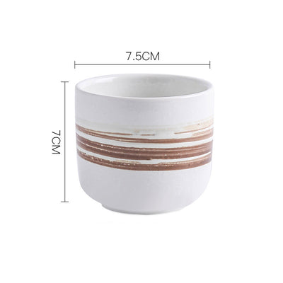 Taza de Té de Cerámica Artesanal Estilo Hotel Japonés - Image 21