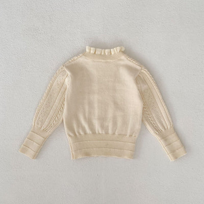Blusa Tejida para Bebé Niña con Cuello Hueco y Detalle Stringy - Image 14