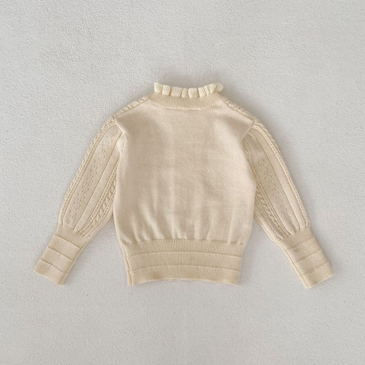 Blusa Tejida para Bebé Niña con Cuello Hueco y Detalle Stringy - Image 14