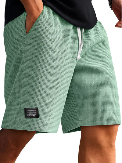 Pantalones Cortos Tejido Waffle para Hombre - Comodidad Moderna - Image 19