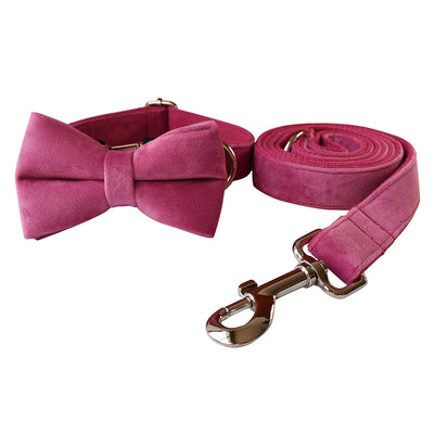 Collar de Cuerda para Perro Terciopelo Rojo Rosa - Image 22