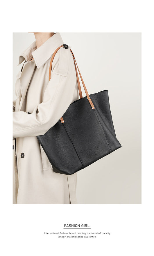 Bolso Tote de Cuero Genuino Hecho a Mano - Bolsa Portátil para Mujer - Image 12