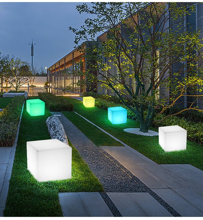 Taburete Cubo LED Luminoso Impermeable - Image 17