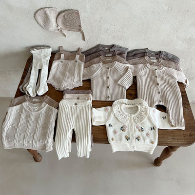 Leggings Tejidos para Bebé y Niño Pequeño con Rayas Hundidas - Image 10