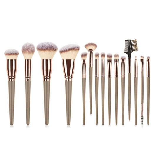 Set de 15 Brochas de Maquillaje Profesional con Aplicadores para Sombra - Image 12