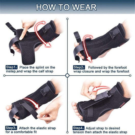 Órtesis Nocturna para Fascitis Plantar - Estabilizador de Pie Ajustable con Soporte Anti-dolor - Image 14
