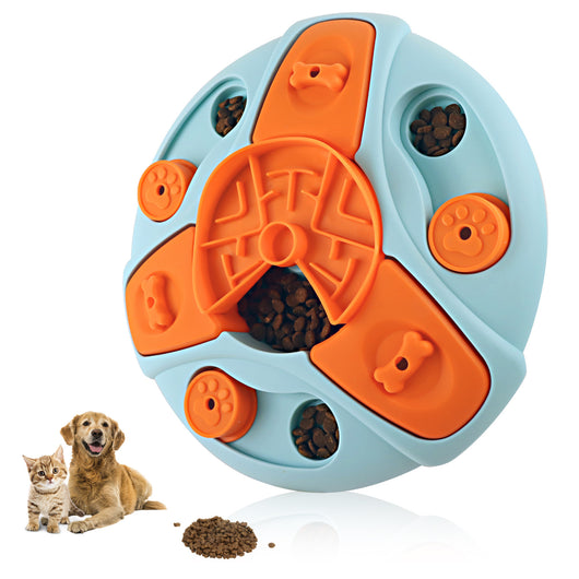 Juguete Interactivo Comedero Lento para Perros - Dispensador de Alimento Antideslizante
