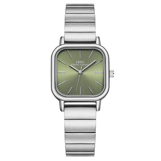 Reloj de Acero Inoxidable Cuadrado Elegante con Movimiento de Cuarzo - Image 8