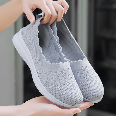 Zapatos Deportivos Tejidos Voladores Talla Grande para Mujer - Image 11