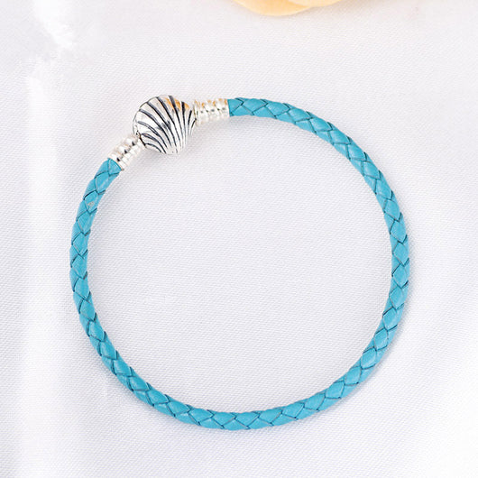 Pulsera de Cuero con Concha Marina - Image 4