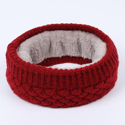 Bufanda de Lana Gruesa con Cuello de Terciopelo para Hombre y Mujer - Image 14