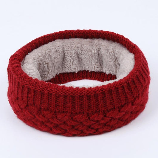 Bufanda de Lana Gruesa con Cuello de Terciopelo para Hombre y Mujer - Image 14