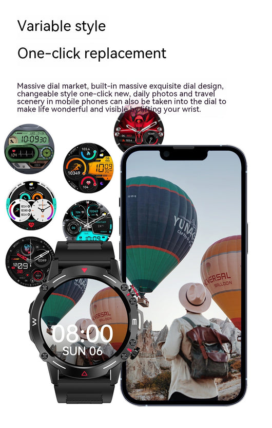 Reloj Inteligente HK87 con Llamadas Bluetooth, Monitor Cardíaco y Presión Arterial - Image 29
