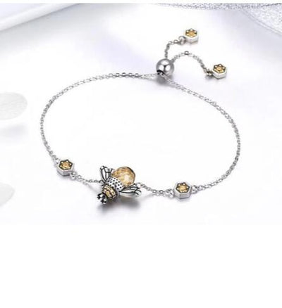 Pulsera de Plata Esterlina Abejita para Mujer - Image 2