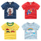 Playera Infantil de Verano con Estampado de Dibujos Animados
