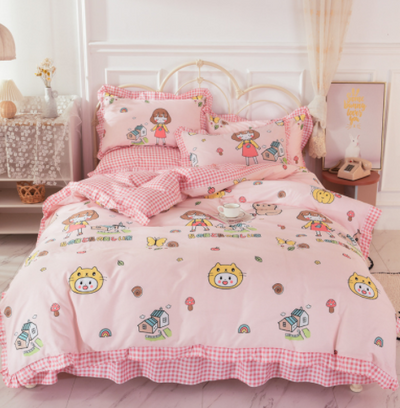 Funda Nórdica Infantil 100% Algodón con Diseño de Princesas para Dormitorio - Image 6
