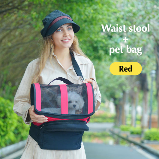 Bolsa Transportadora Plegable para Gatos y Perros con Base Estable - Image 6