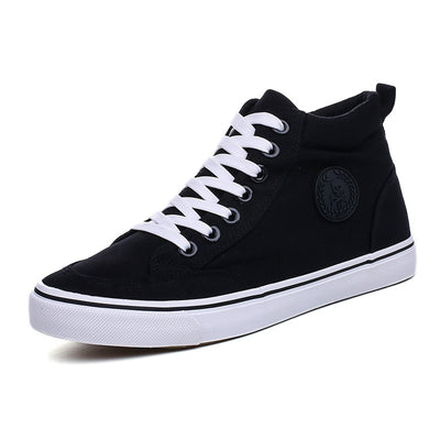 Zapatos Casuales de Lona Negros - Estilo Coreano Versátil - Image 6