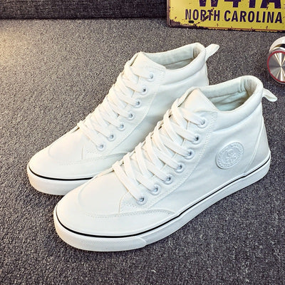 Zapatos Casuales de Lona Negros - Estilo Coreano Versátil - Image 3