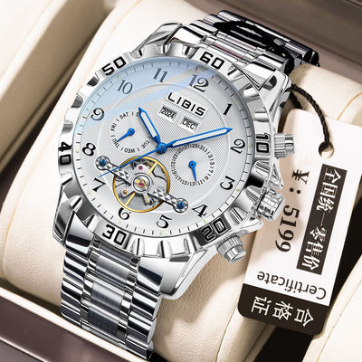 Reloj Mecánico Automático con Calendario Perpetuo para Hombre