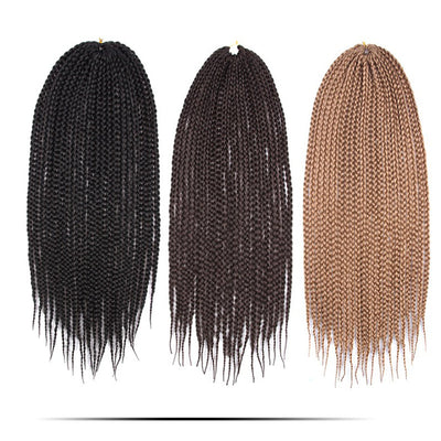 Peluca Sintética Trenzas Sucias 16 Pulgadas - Estilo Tres Trenzas Alargado - Image 25
