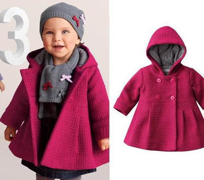 Abrigo Invernal Kiethleen para Niña - Chaqueta Cálida con Capucha Estilo Coreano