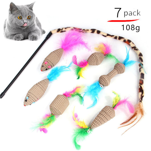 Varita Interactiva para Gatos con Juguetes Intercambiables - Image 12