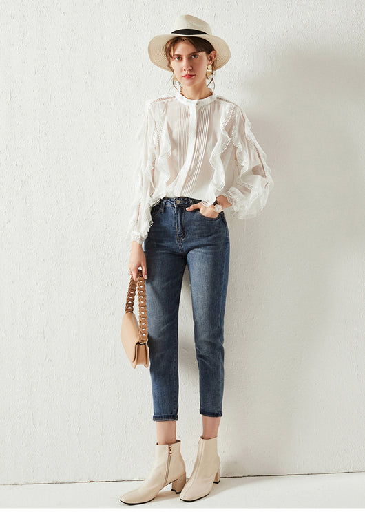 Blusa Elegante Estilo Francés con Encaje Reductora y Corte Suelto - Image 15