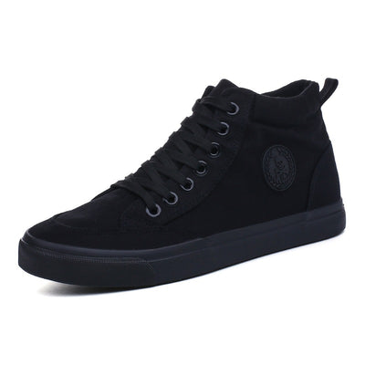Zapatos Casuales de Lona Negros - Estilo Coreano Versátil - Image 8