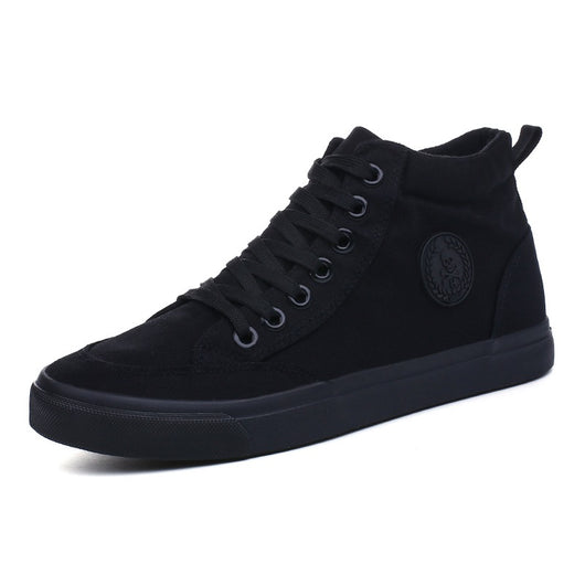 Zapatos Casuales de Lona Negros - Estilo Coreano Versátil - Image 8