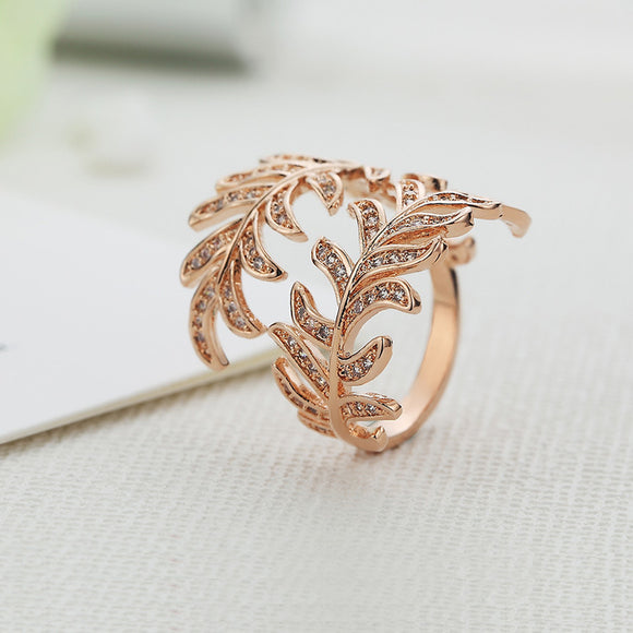 Anillos de Plata 'Hoja de Mimosa'