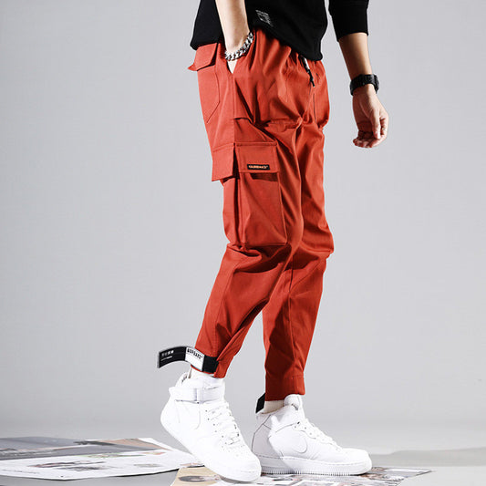 Pantalones deportivos con cierre de velcro para hombre - Image 2
