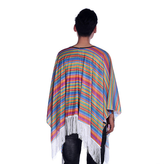 Capa Mexicana Disfraz Halloween - Poncho Fiesta Adulto e Infantil con Accesorios - Image 52