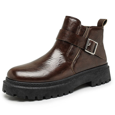 Botas Martin de Cuero PU Impermeables para Exteriores - Image 7