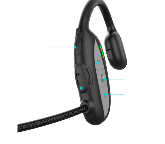 Auricular Bluetooth Transceptor Óseo con Ranura para Tarjeta