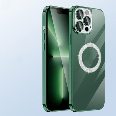 Funda Telefónica con Diamantes Electrochapados y Protector de Lente - Image 15