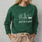 Sudadera Estampado Cactus Cuello Redondo Manga Larga