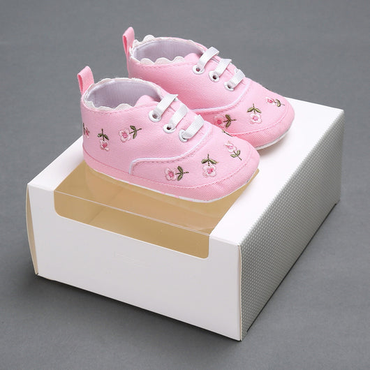 Zapatillas de Lona Bordadas para Bebé - Preandadores Niños y Niñas 0-18 Meses - Image 4